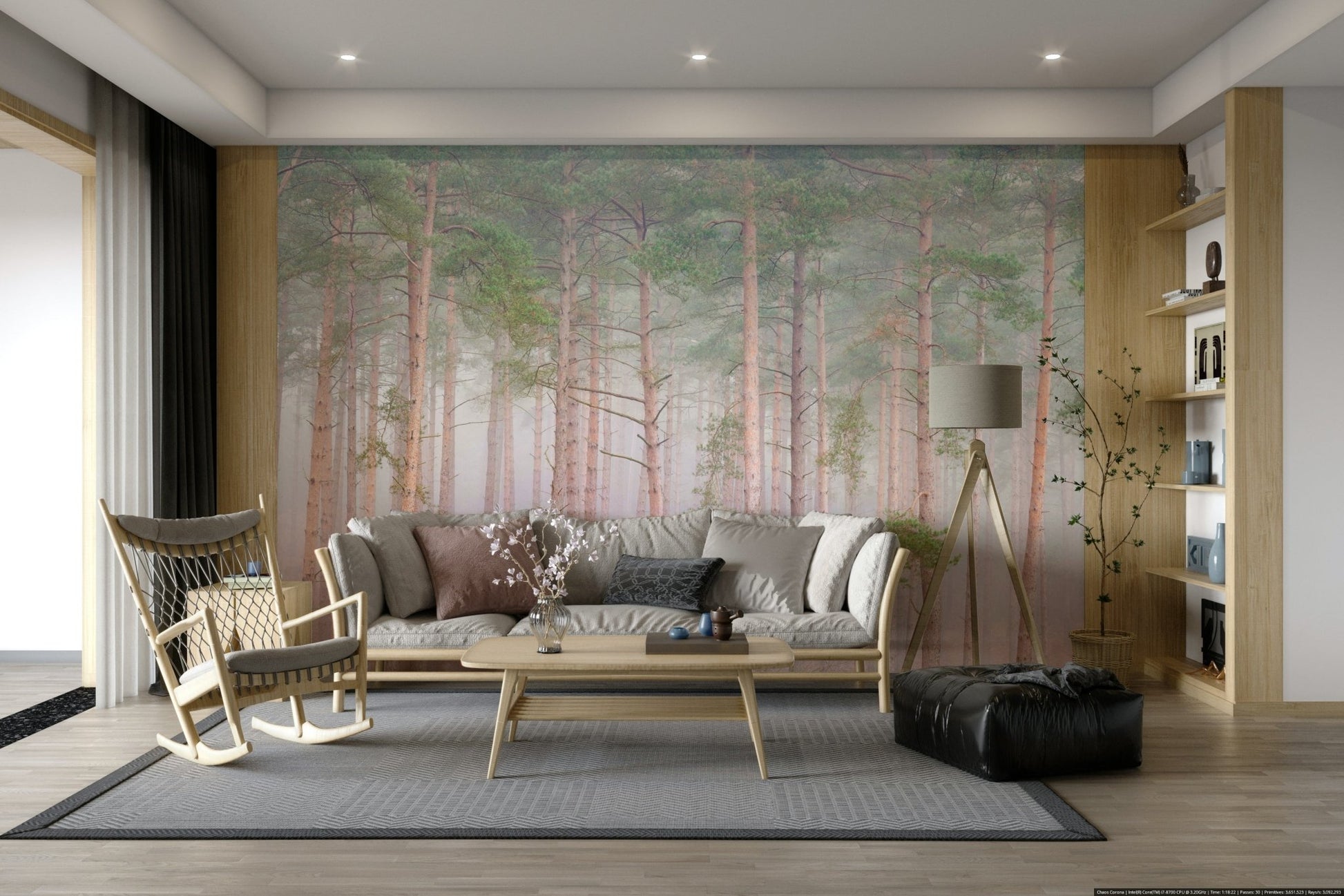 A harmonious and serene statement piece.

