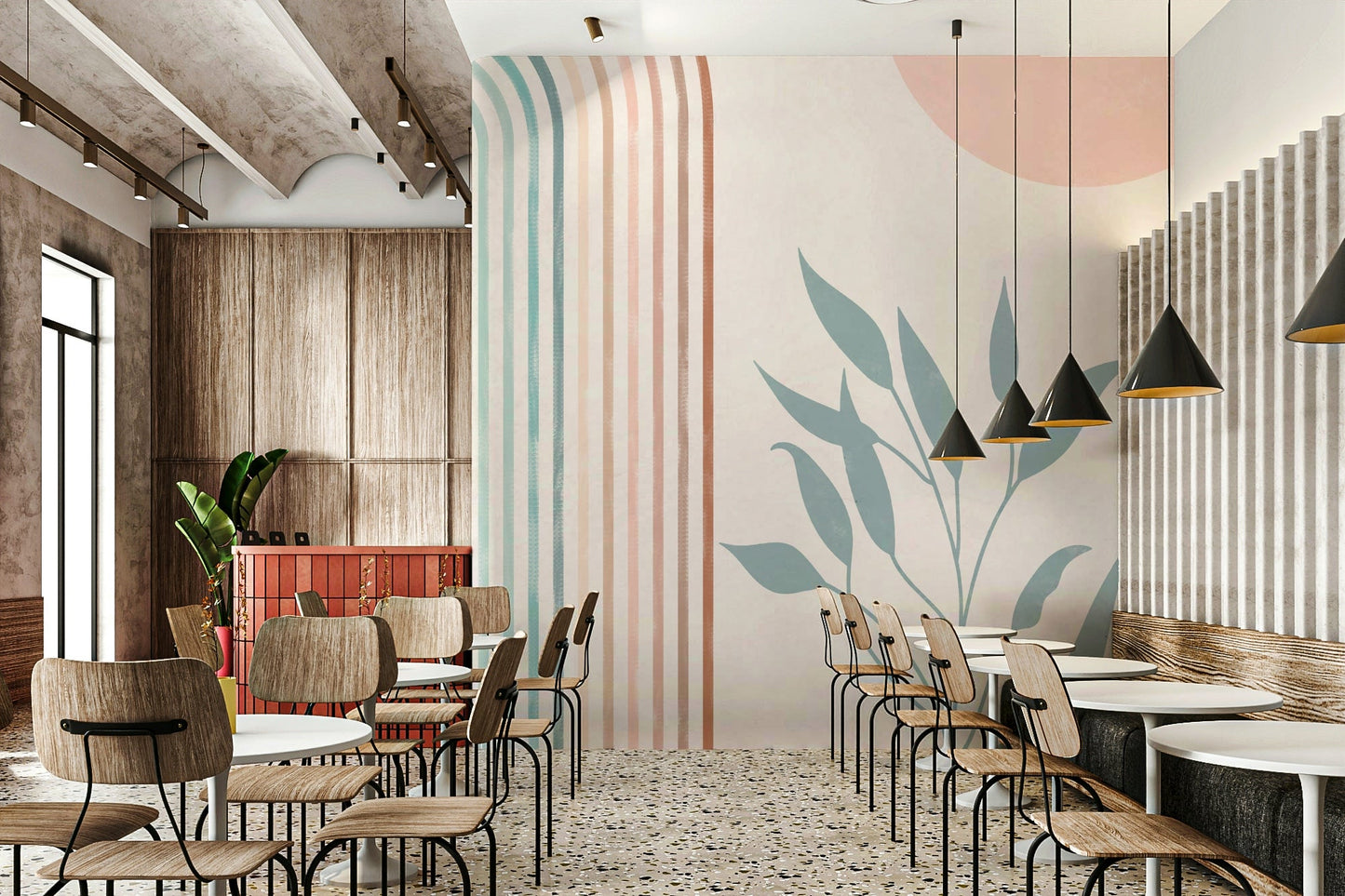 Tranquil Rainbow Escape Wall Mural