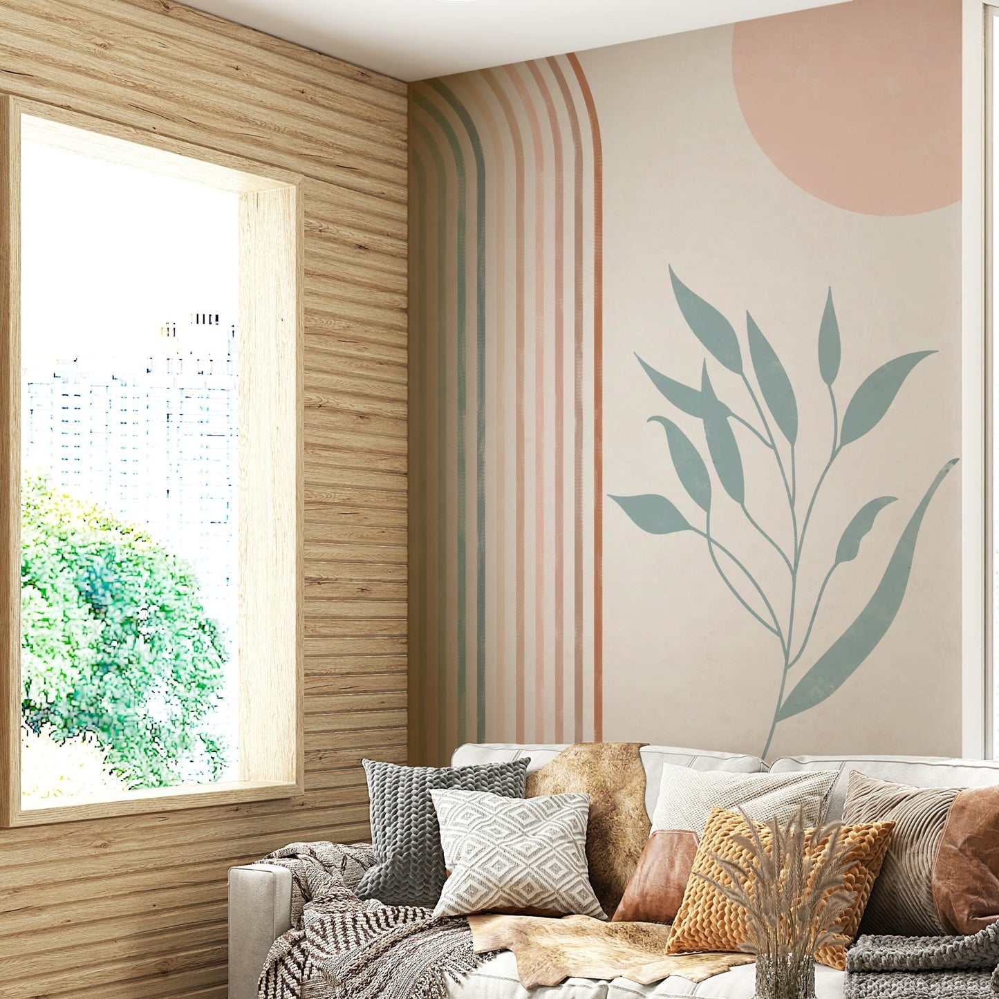 Tranquil Rainbow Escape Wall Mural