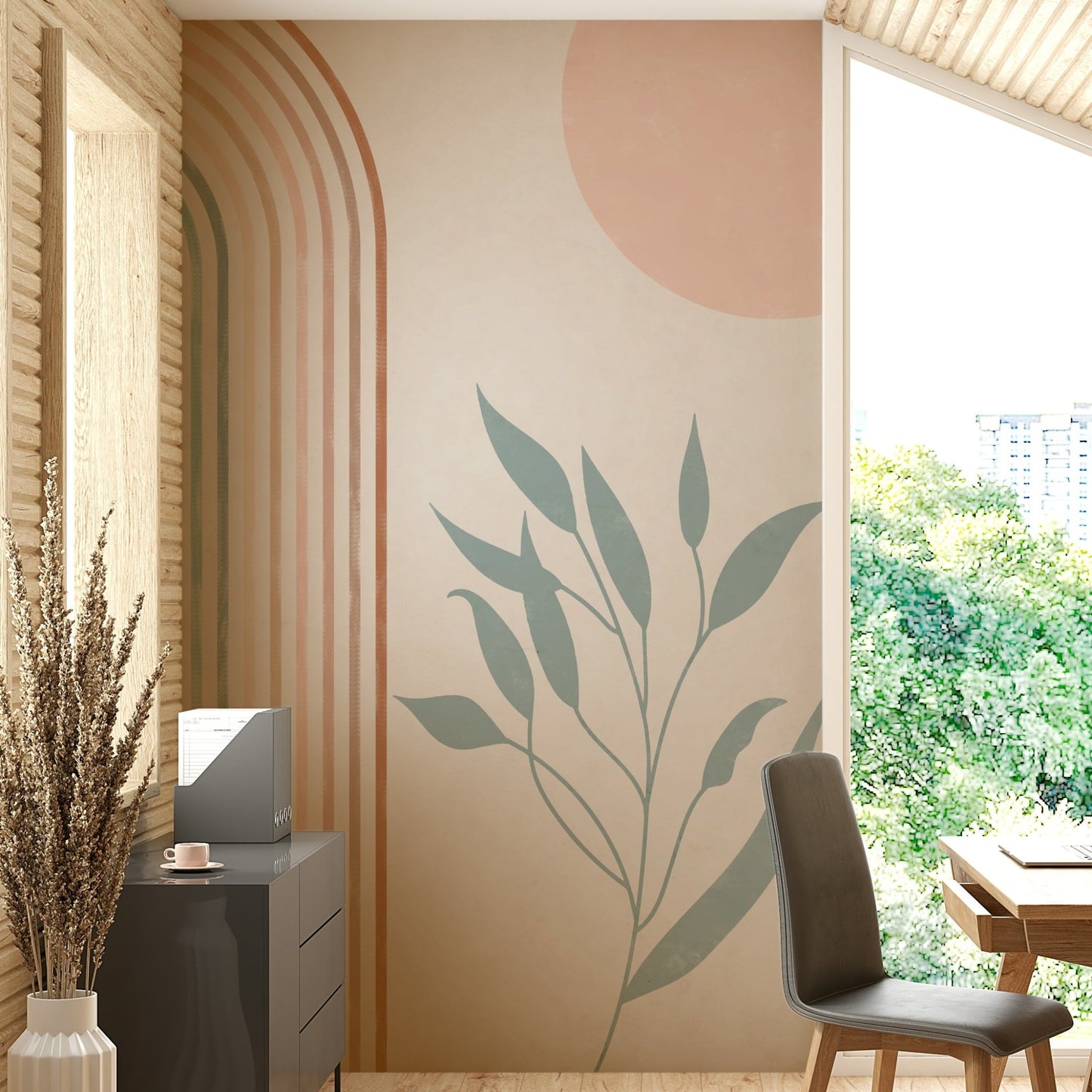 Tranquil Rainbow Escape Wall Mural