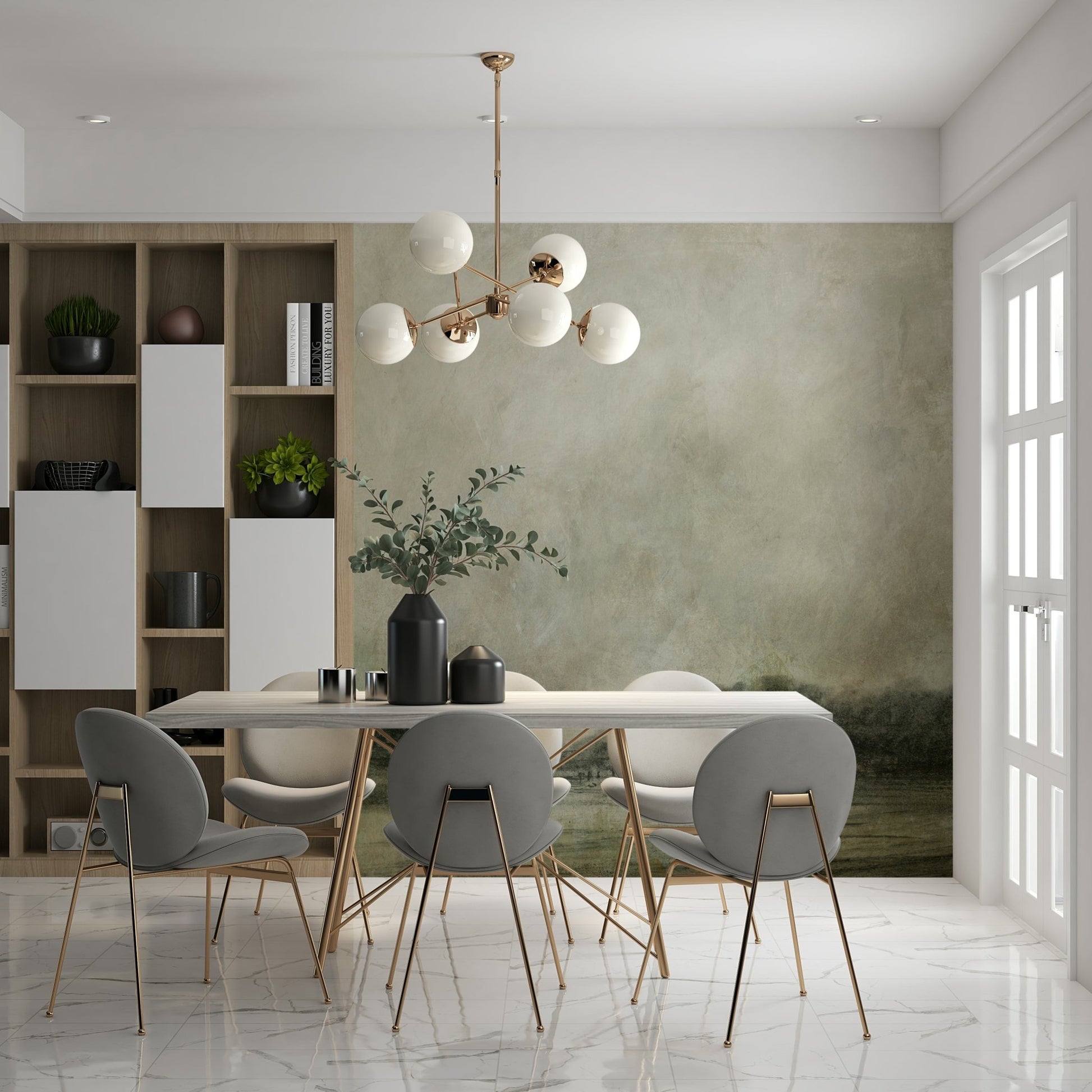 A classic natural theme wallpaper for walls.