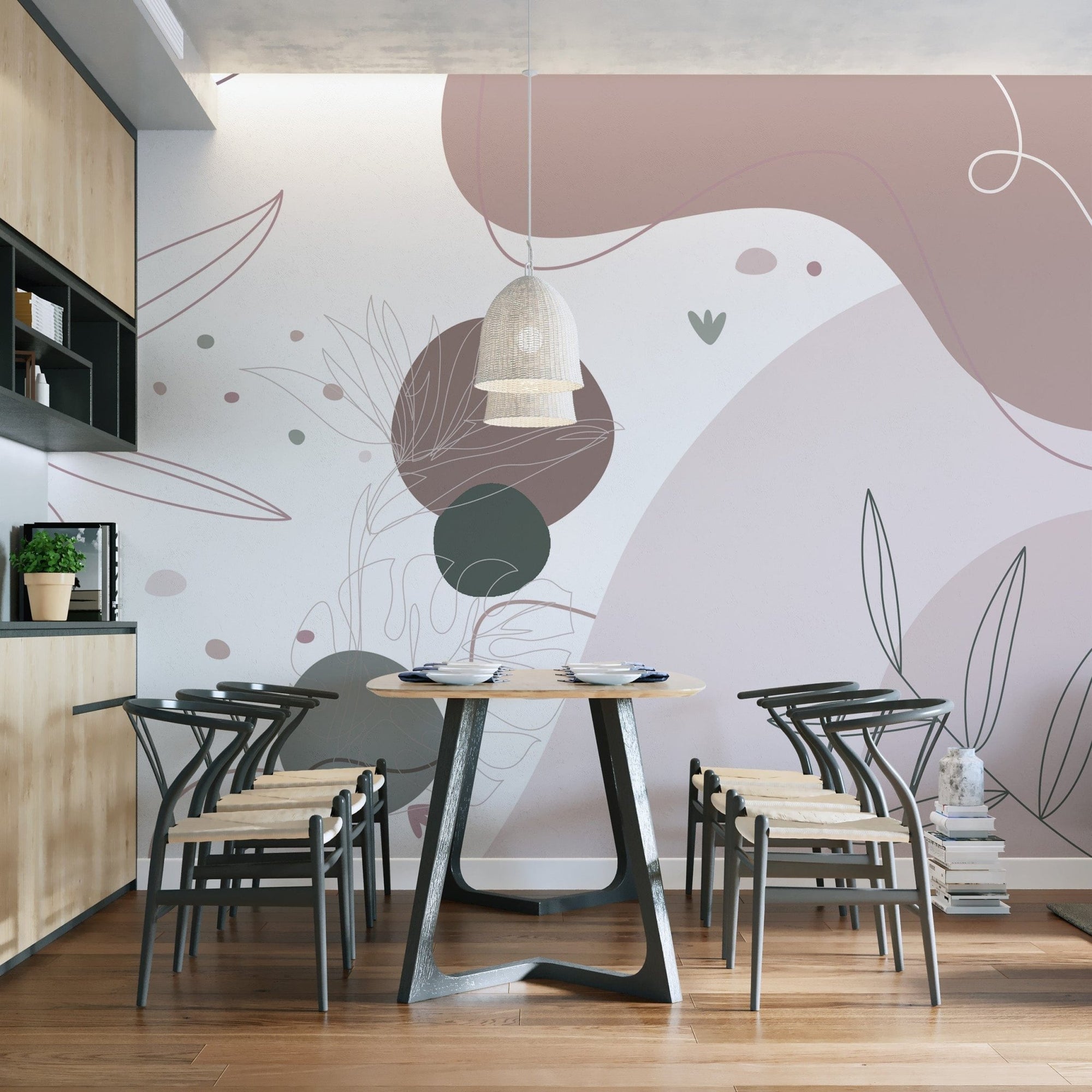 Tranquil Terrain Wall Mural for peaceful decor, B813