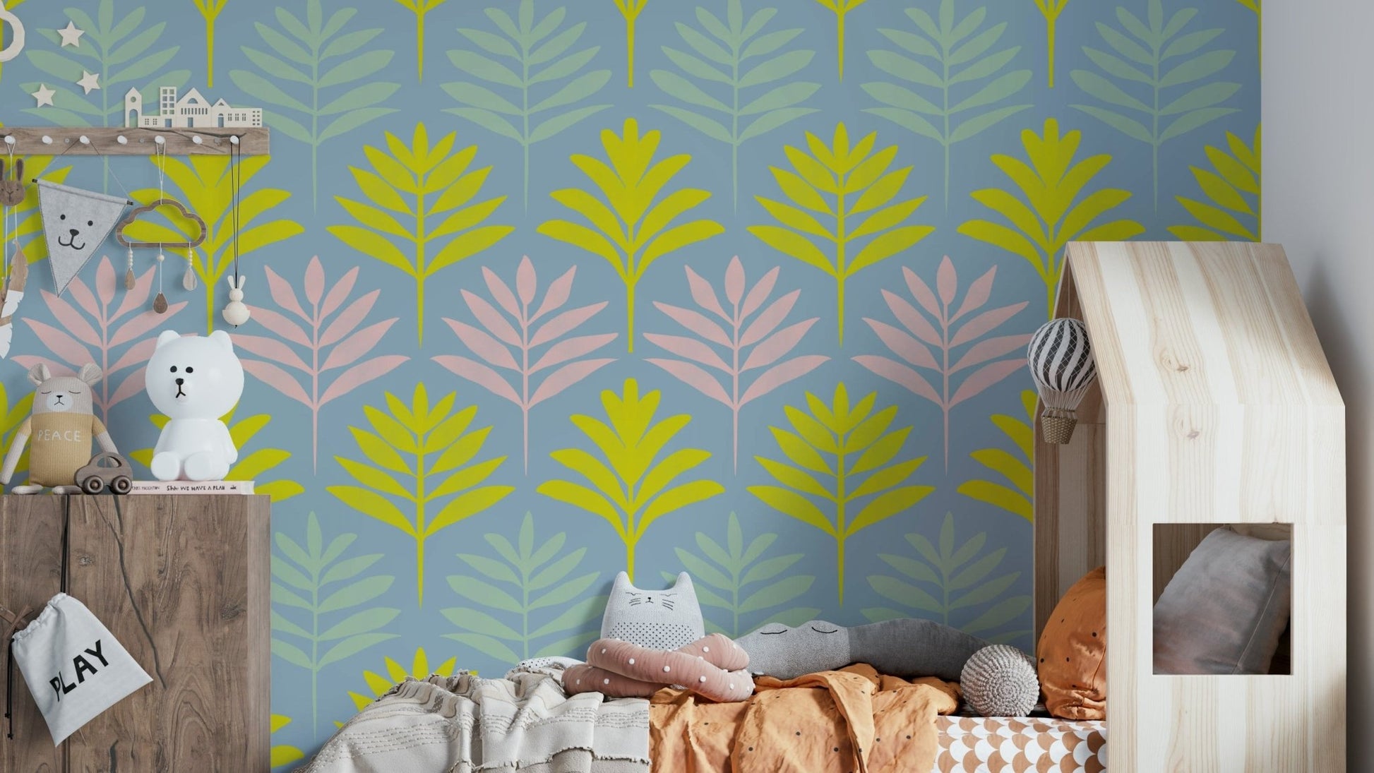 Tranquil Tropics wall mural, GD1013