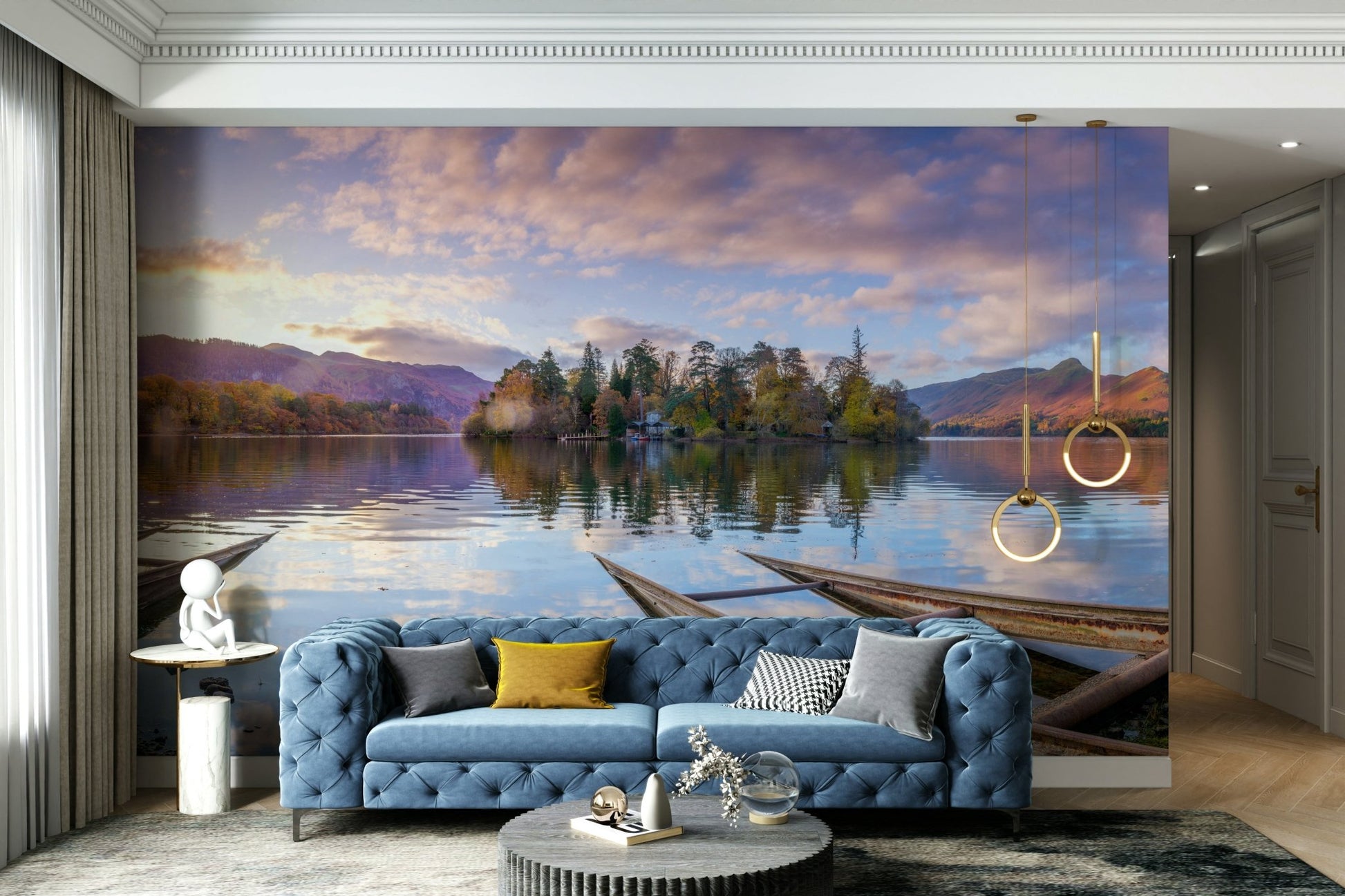 The feeling is one of quiet, natural beauty.

