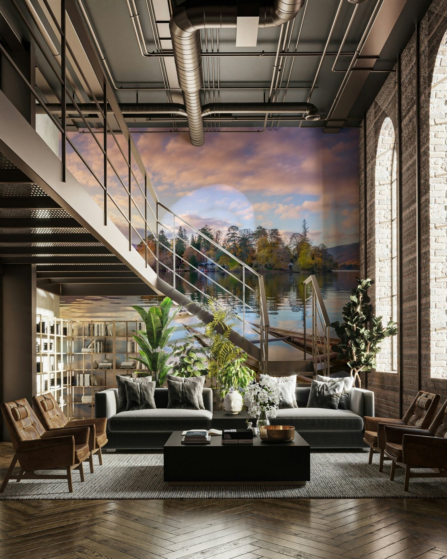 The composition is wide and panoramic.

