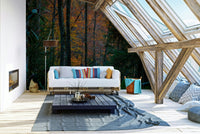 An artistic nature inspired mural for home decor., GD5113