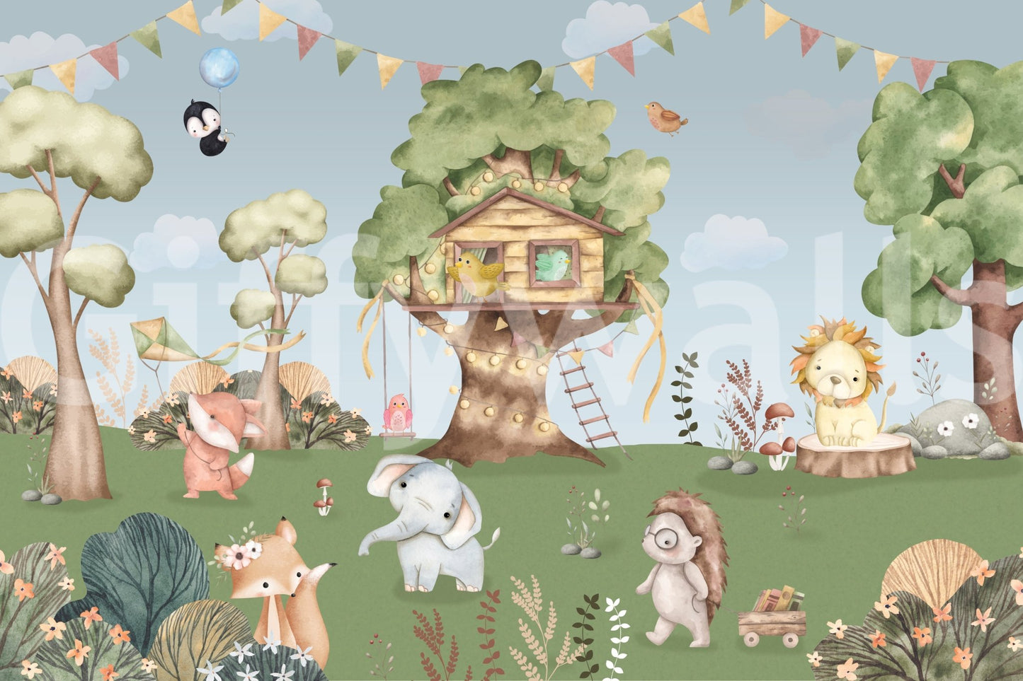 The image is suitable for a child's room.