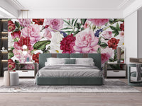 Trendy Pink and Red Rose Wallpaper - Giffywalls