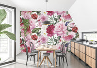 Trendy Pink and Red Rose Wallpaper - Giffywalls