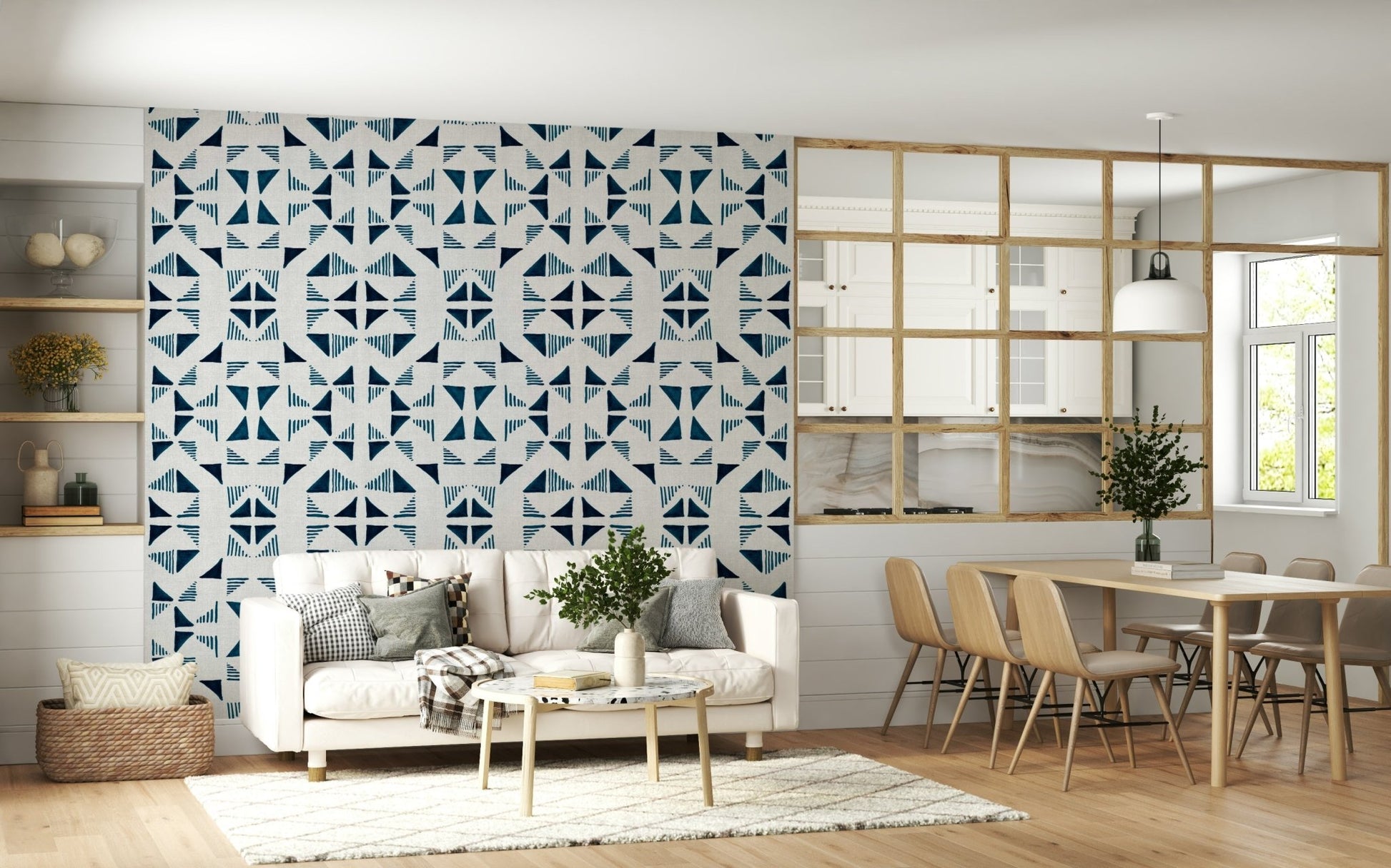 An artistic minimalist design mural for home decor., GD6004