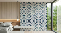 A contemplative geometric design wallpaper mural for a feature wall., GD6004