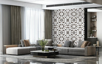 A serene abstract pattern wall mural for your decor.