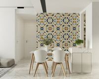 A classic abstract block wallpaper for walls.