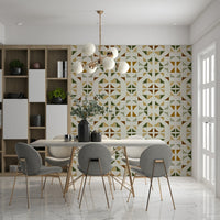 A classic abstract block wallpaper for walls.