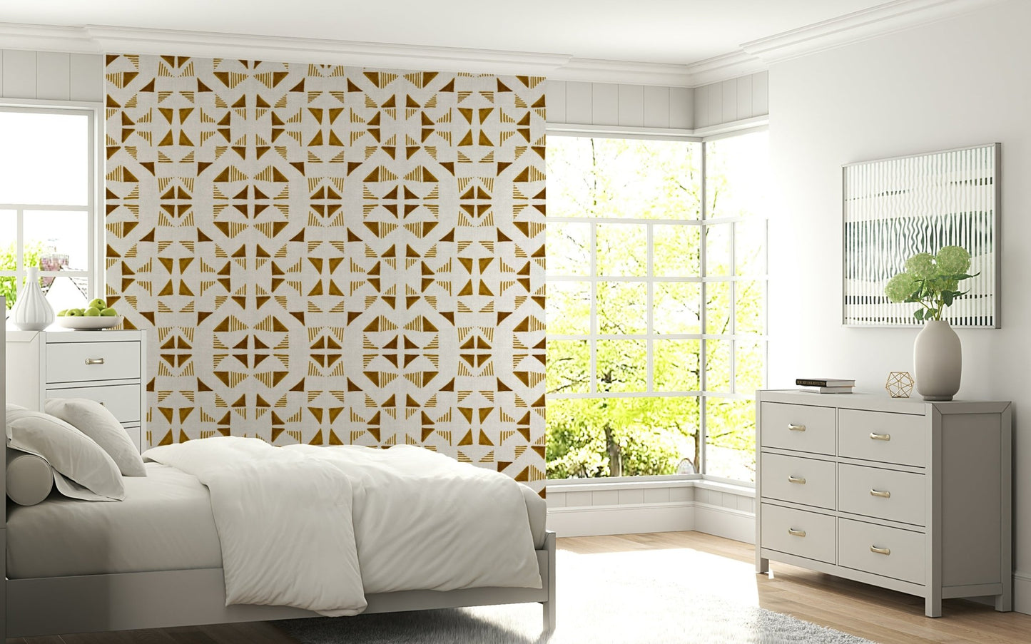 An artistic minimalist design mural for home decor., GD6007