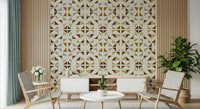 A serene abstract pattern wall mural for your decor.