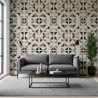 A classic abstract block wallpaper for walls.