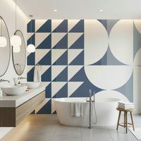 An artistic minimalist form mural for home decor., GD5330