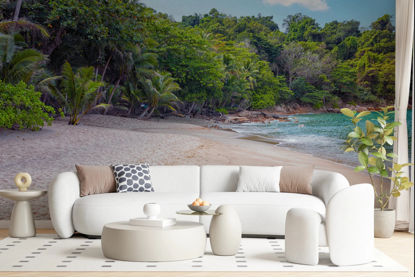 Tropical Beach Haven Wall Mural