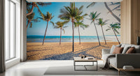 Exotic island wallpaper for walls and lounge.