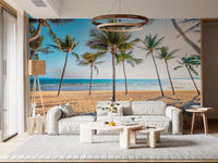 Relaxing ocean wall mural for bedroom walls.