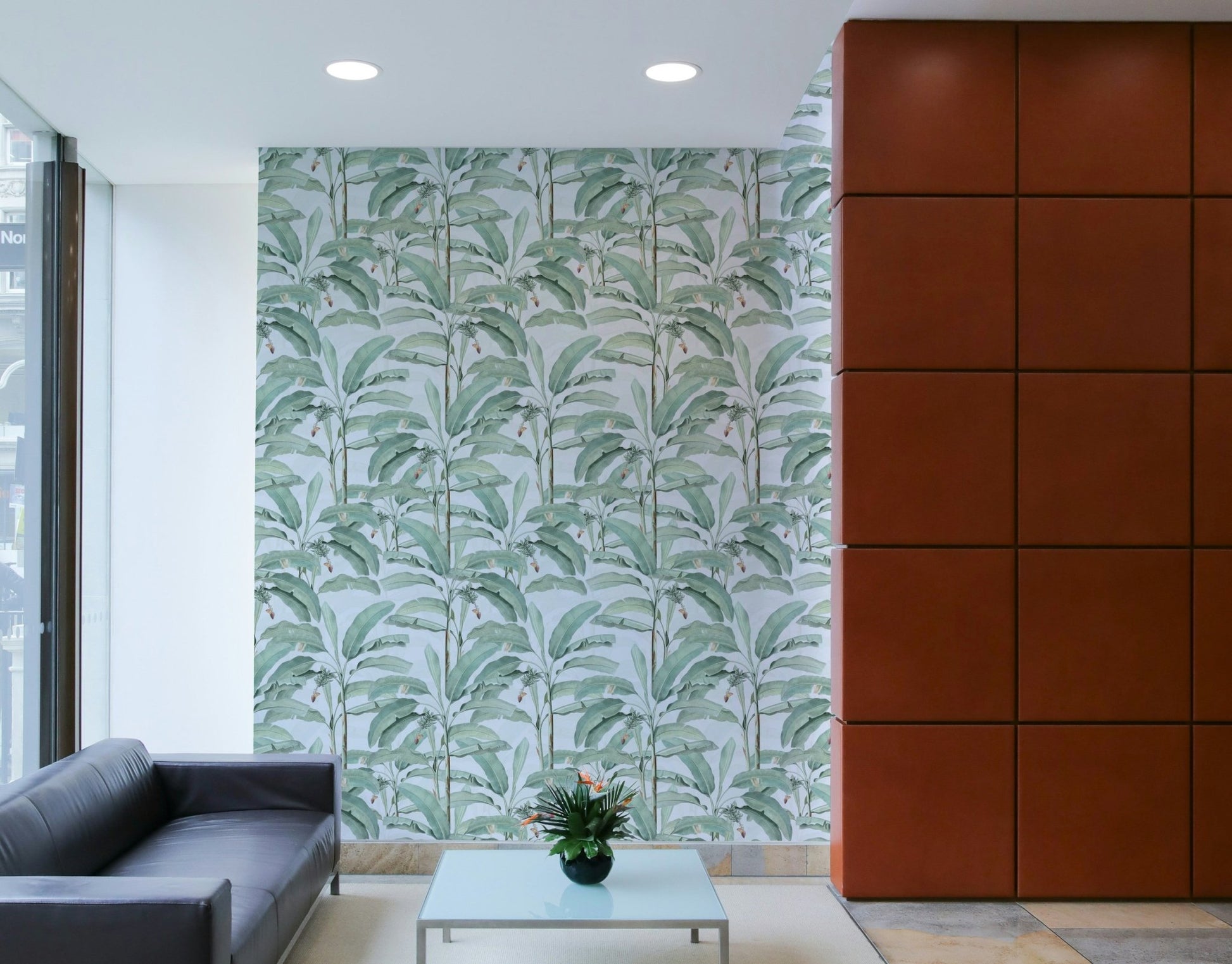 Tropical botanical dream wallpaper with lush leaves

