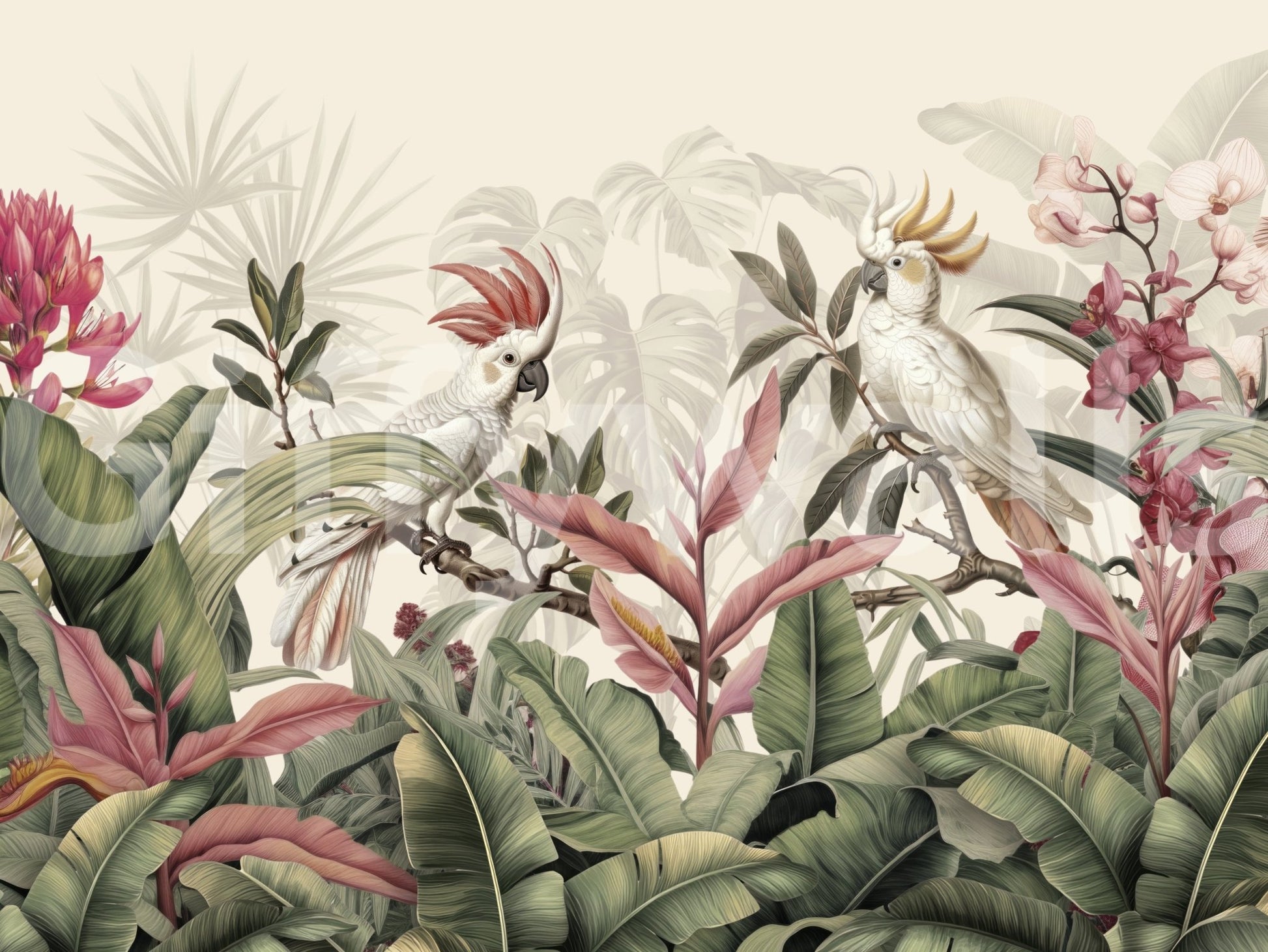 Wallpaper with a fresh and lively look