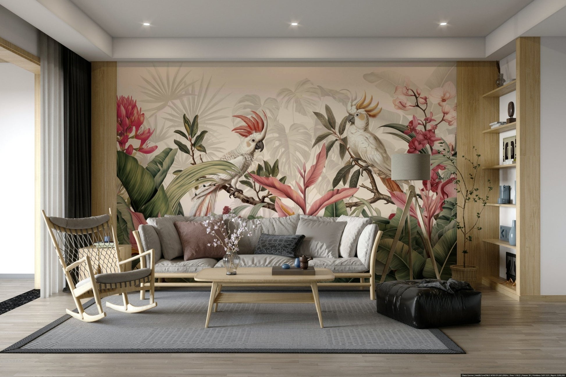 Wallpaper for walls with a vibrant, artistic feel

