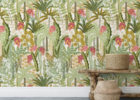 Vibrant Jungle Canopy wallpaper featuring exotic jungle vibes., AN127