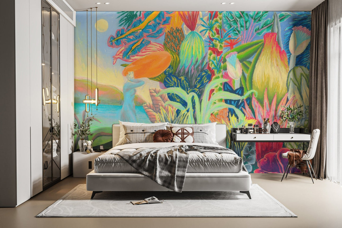 Nature-inspired tropical wall décor
