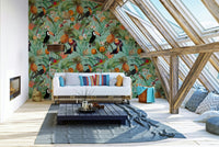 Tropical Eden 1 wallpaper bringing the outdoors indoors.

