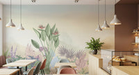 Eden's Touch wallpaper featuring delicate garden details and light.