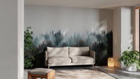 Exotic jungle scenery wall mural

