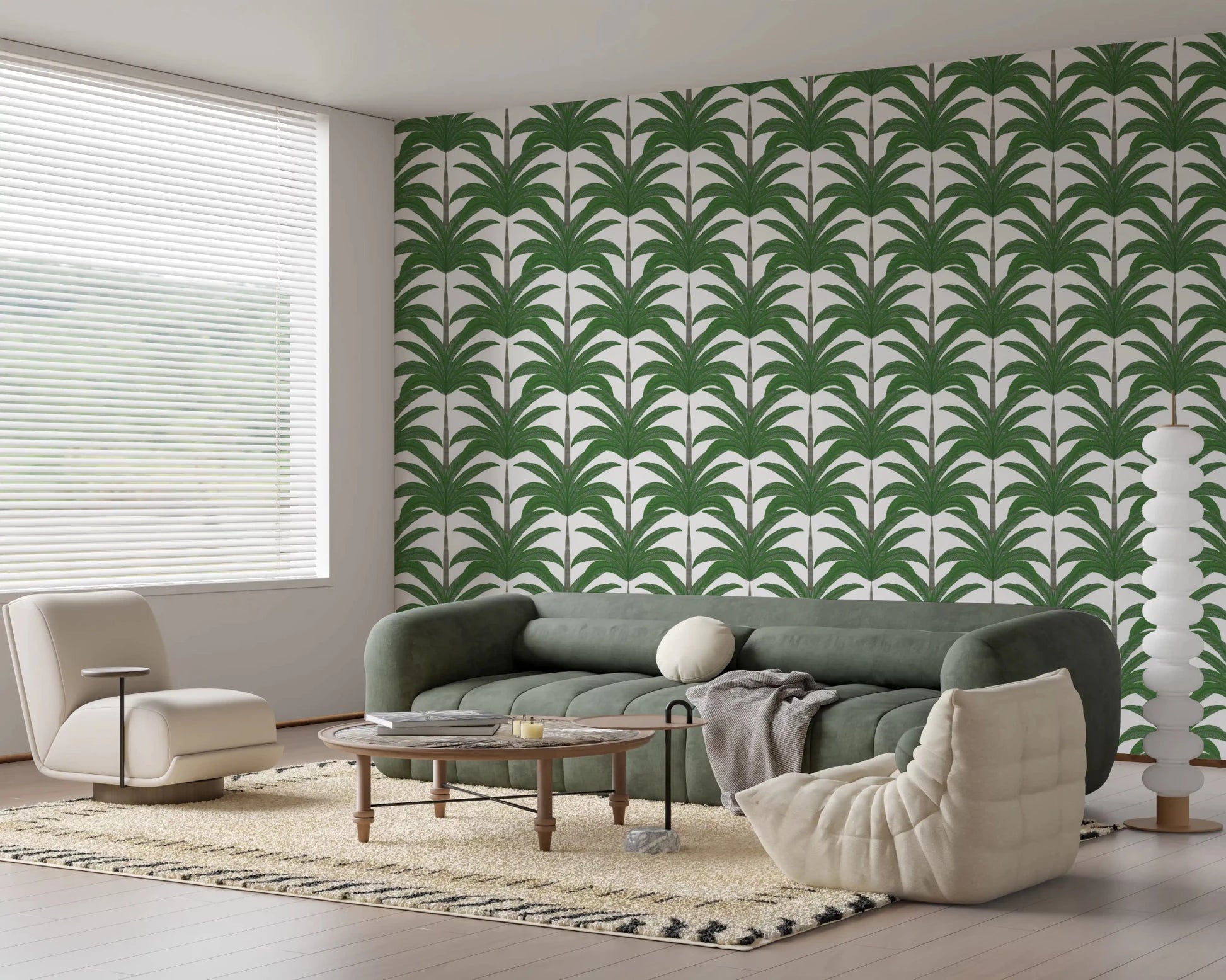 Tropical Frond Rhythm Wallpaper⁠GD9152