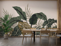 Green tropical fern wallpaper for walls
 A671