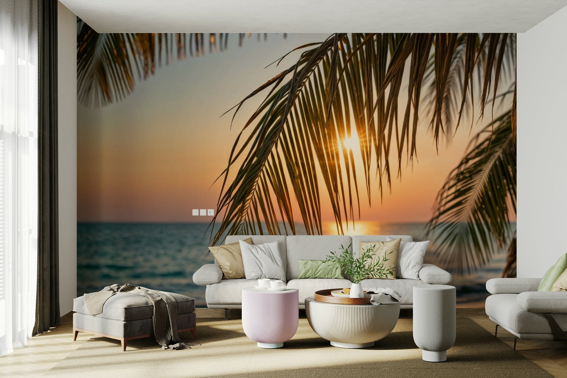 The mood is peaceful and serene.

