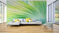 Lush palm leaves and ferns mural wallpaper

