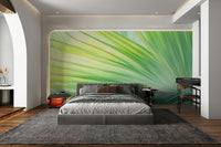 Durable wallpaper for walls with dense greenery

