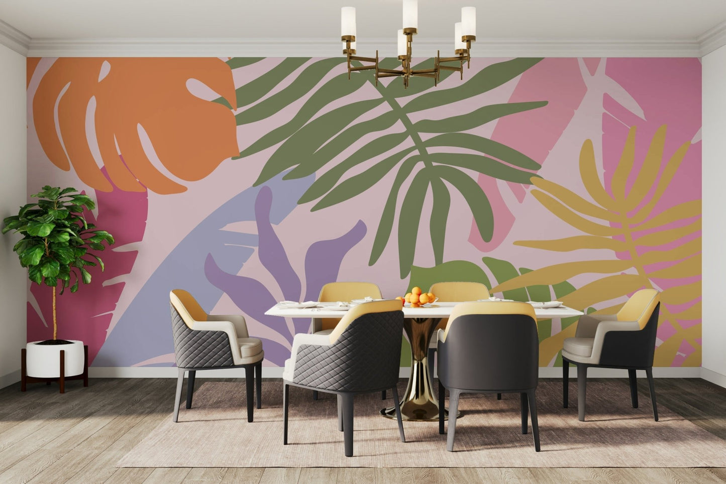 Tropical Hues Wall Mural