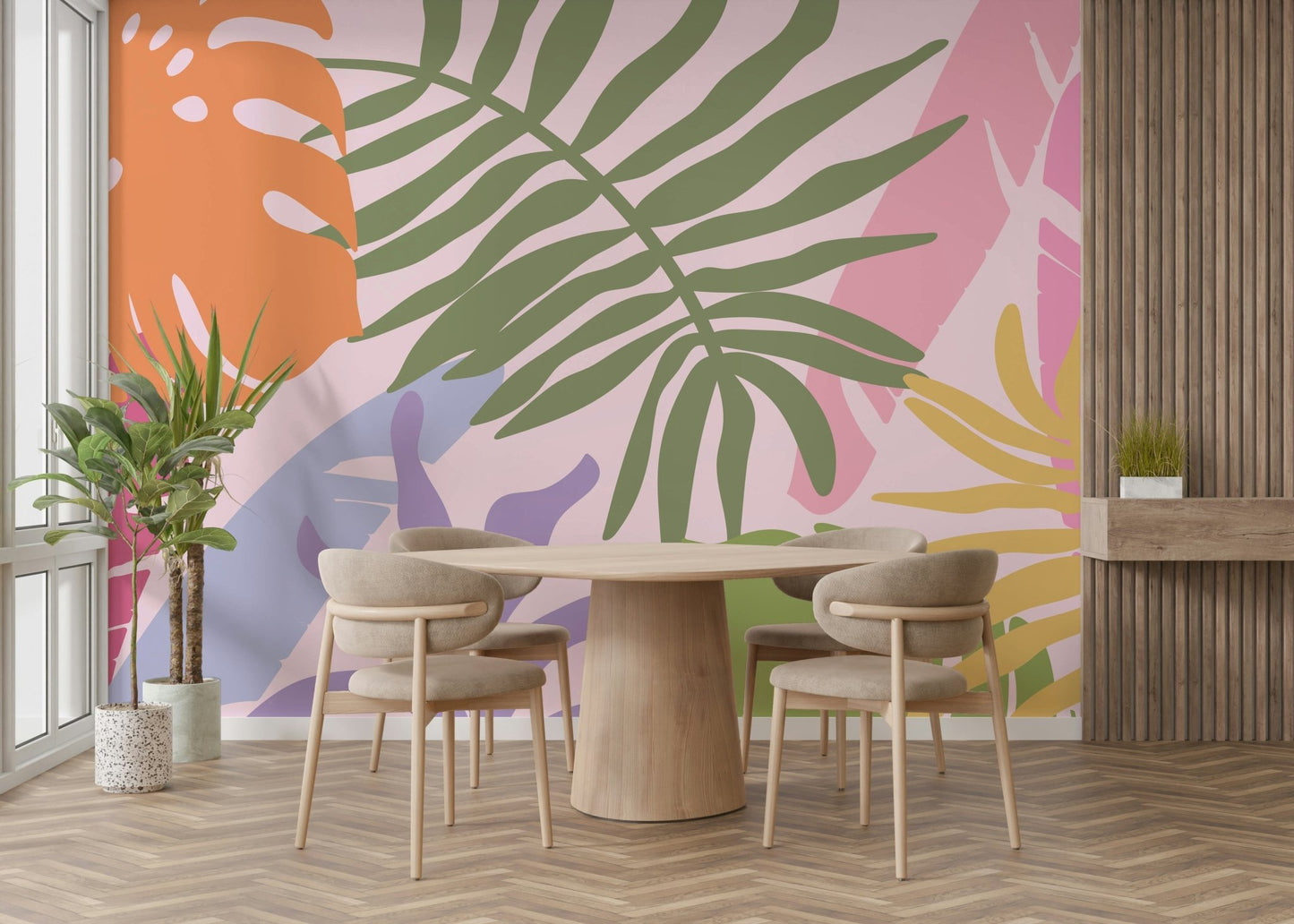 Tropical Hues Wall Mural