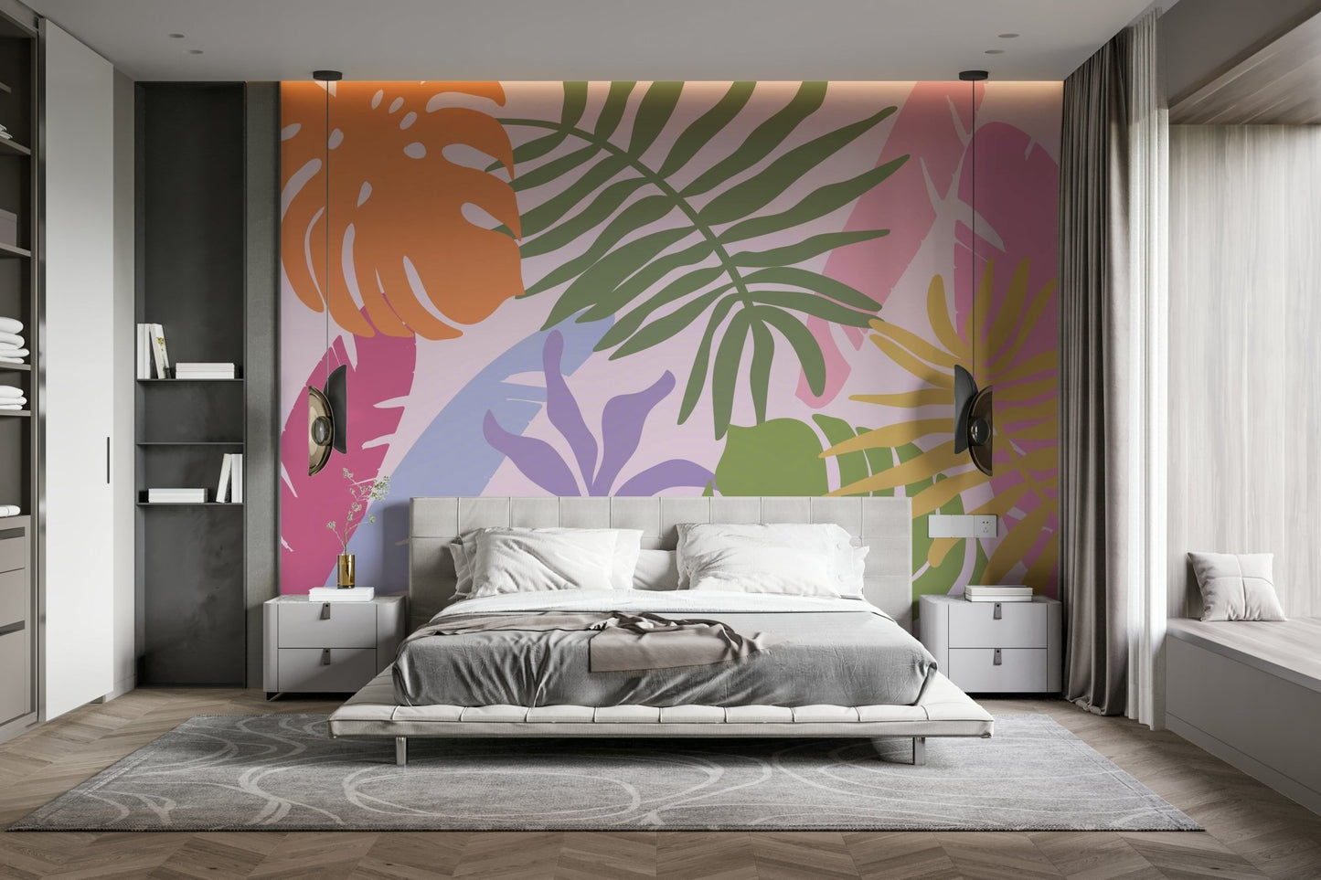 Tropical Hues Wall Mural