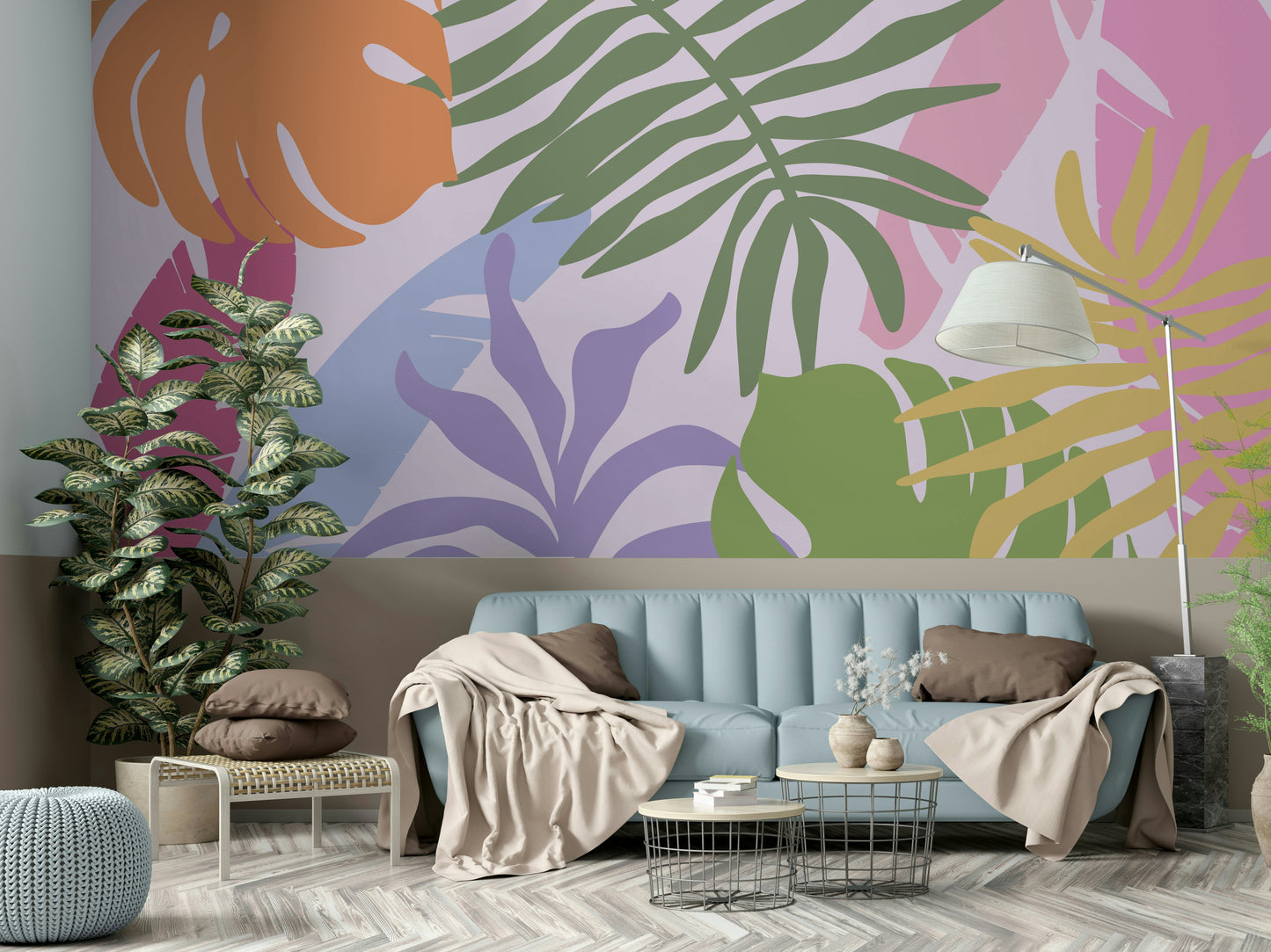 Tropical Hues Wall Mural
