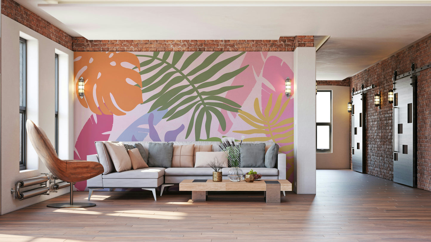 Tropical Hues Wall Mural