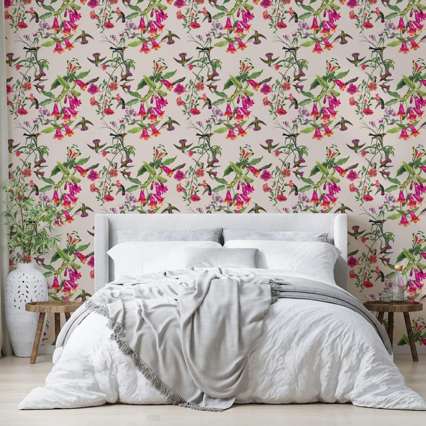 Tropical Hummingbird Rhapsody Wallpaper⁠