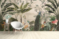 Colorful bird wallpaper for walls
