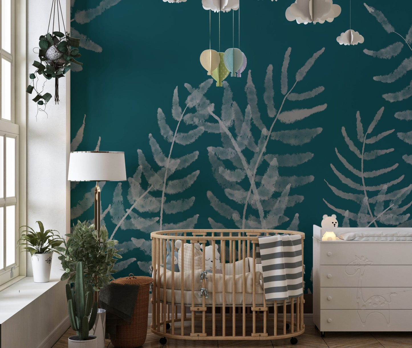 Tropical jungle wall covering, B450