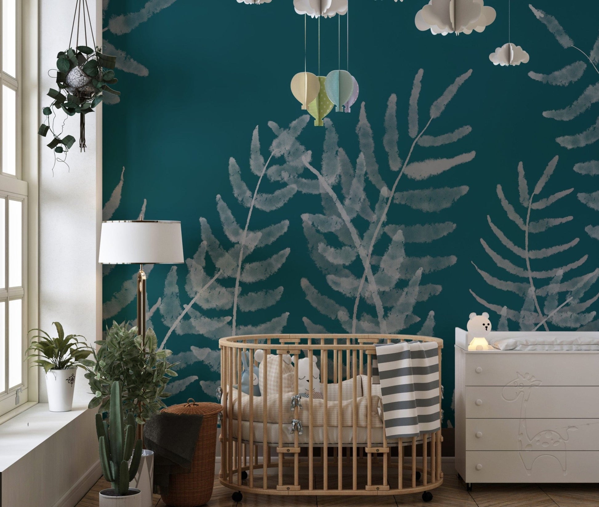 Tropical jungle wall covering, B450