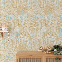 Coastal Sandy Shores wallpaper mural for a relaxing atmosphere., AN124