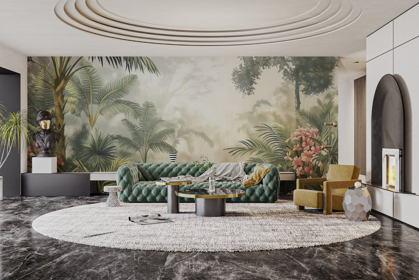 Tropical Mist Wallpaper Mural