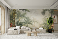 Tropical forest nature wall design
